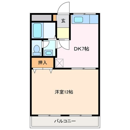 シティハイツパテリッシアⅢの物件間取画像